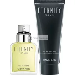   Darčeková sada Calvin Klein Eternity pre mužov s Eau De Toilette 50ml a sprchovým gélom 100ml
