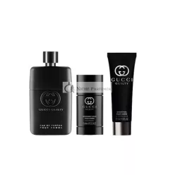   Gucci Guilty Pour Homme Darčekový set: Eau de Parfum 90ml + 75ml Deodorant + 50ml Gél - Pevná krabica