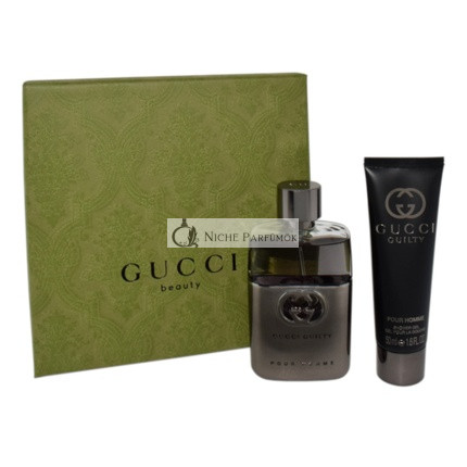 Gucci Guilty Pour Homme Set - 50ml Eau De Toilette a 50ml Sprchový gél