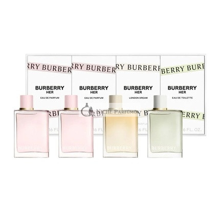 Burberry Her Miniatúrna Sada - Obsahuje Her Eau De Parfum, London Dream Eau De Parfum a Her Eau De Toilette 4x5ml