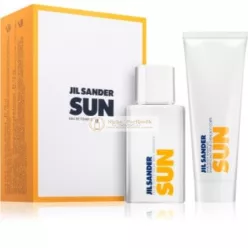   Jil Sander Sun Eau De Toilette Spray a sprchovým gélom darčeková sada pre ženy, 75 ml