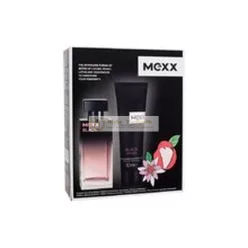   Mexx Black For Her Darčeková Sada - Eau De Toilette 30 ml a Sprchový Gél 50 ml
