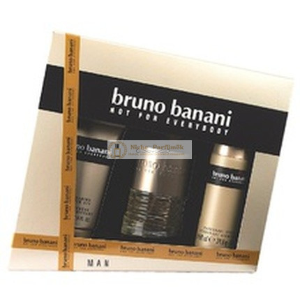 Bruno Banani Man Darčeková Sada - Eau De Toilette 50 ml, Sprchový Gél 50 ml, A Dezodorant 50 ml