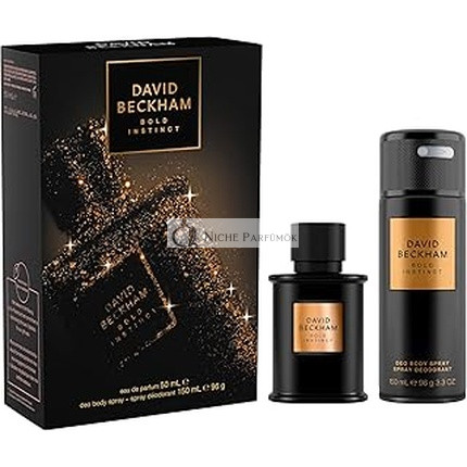 David Beckham Bold Instinct Eau De Parfum Darčeková Sada - 50 ml Parfém a 150 ml Deodorant