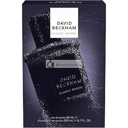 David Beckham Classic Homme Darčeková Sada - Eau De Toilette 50ml a Sprchový Gél 200ml