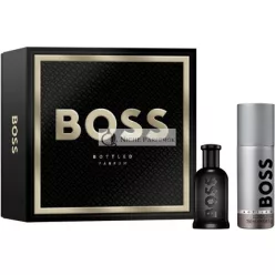   BOSS Pánsky BOSS Bottled Parfum Slávnostná Darčeková Sada, 50ml Parfum, 150ml Pánsky Sprej Deodorant