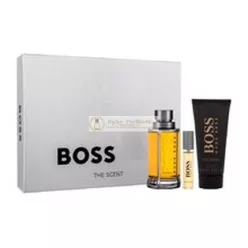  Hugo Boss The Scent Darčekový Set - Eau De Toilette 100ml, Mini Eau De Toilette 10ml, A Sprchový Gél 100ml