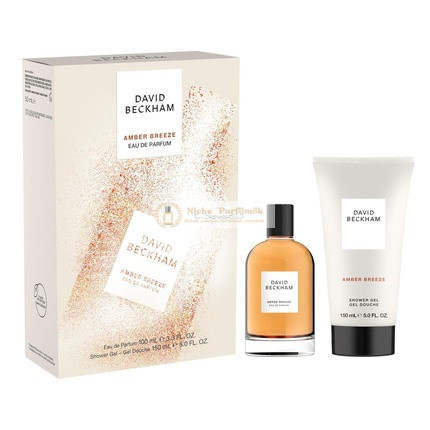 David Beckham Darčeková Sada Amber Breeze Eau De Parfum 100ml a Sprchový Gél 150ml