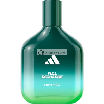 adidas Vibes Full Recharge Eau de Parfum, 100ml - Osviežujúca a povzbudzujúca vôňa s tónmi cédrovej listy a šalvie