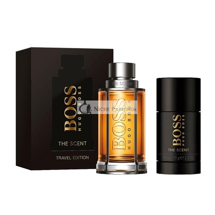 Hugo Boss The Scent Eau De Toilette cestovná edícia, 100ml, deodorant 75g