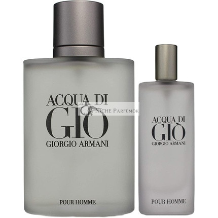 Giorgio Armani Acqua Di Gio - Eau de Toilette, 100ml + 15ml Cestovný Sprej Set