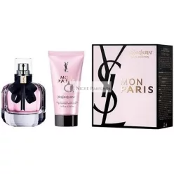   Yves Saint Laurent Mon Paris Femme Eau De Parfum + Telový Mlieko Darčeková Sada, 100 ml