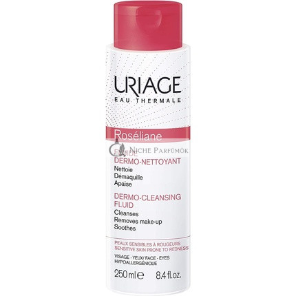Uriage Roséliane Protičervenaný Dermo-Čistiaci Tekutina 250ml