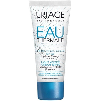 Uriage Eau Thermale Light Water Cream SPF20 hydratačný krém pre normálnu/zmiešanú pleť 40 ml