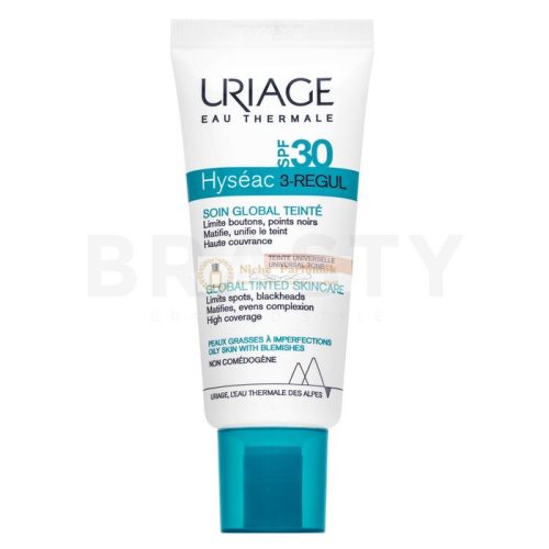 Uriage Hyséac 3-Regul SPF30 Global Tinted Skincare tónujúce a hydratačné emulzie so zmatňujúcim účinkom 40 ml