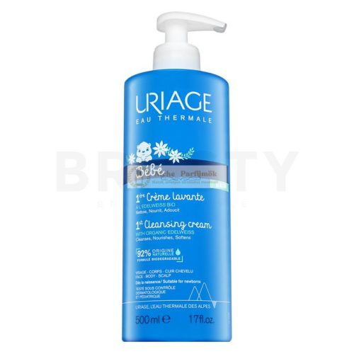 Uriage Bébé výživný ochranný čistiaci krém 1st Cleansing Cream with Organic Edelweiss 500 ml