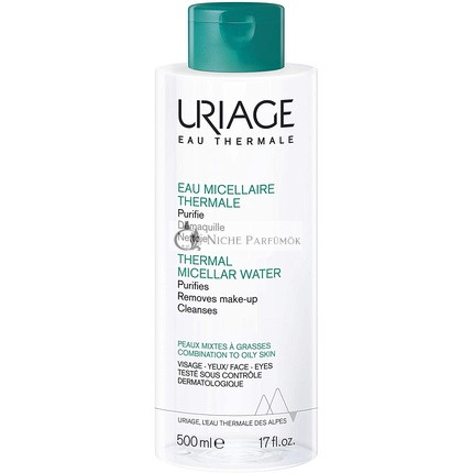 Uriage Eau Thermale Termál Micelárna Voda pre Kombinovanú a Mastnú Pleť 500 ml
