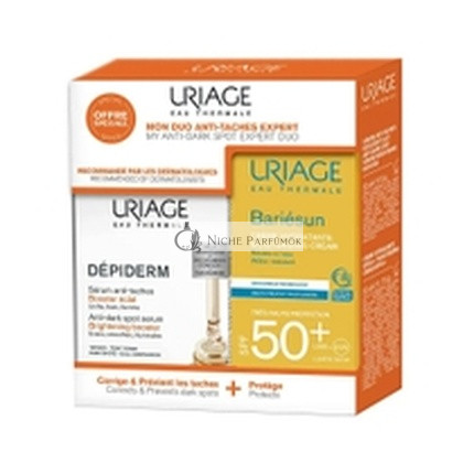 Uriage Depiderm Anti-Stain Sérum 30ml a Bariesun Krém SPF50 50ml Sada