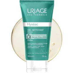   Uriage Hyséac Gél na čistenie tváre pre mastnú pleť s nedokonalosťami, 150ml