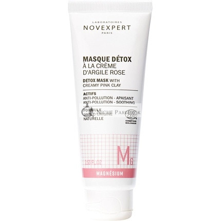Novexpert Detox Maska s krémovým ružovým ílom unisex 75g
