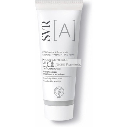 SVR Microgommage Lift Dvojitá Akcia Exfoliačná Hladká Maska a Peeling 70g