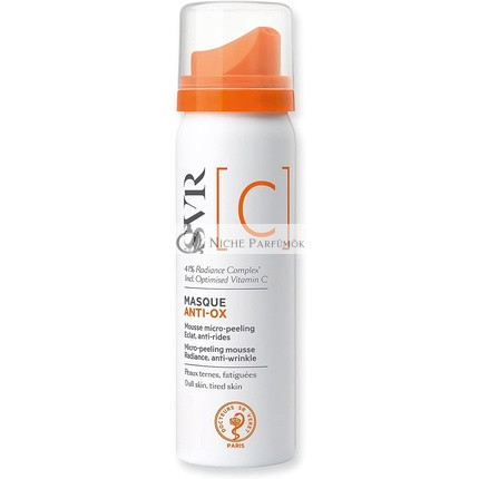 SVR C Anti-Ox Maska 25% Vitamín C Mikro-Peeling Mousse Masku pre Unavenú, Zvrásnenú a Nepravidelnú Pleť, 50ml