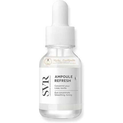 SVR Ampoule Refresh Revitalizačné Ranné Očné Sérum s Hyalurónovou Kyselinou, Peptidmi a Kofeínom, 15ml