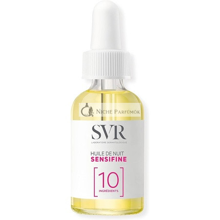 SVR SENSIFINE Výživný Upokojujúci Nočný Olej pre Suchú Citlivú Pleť Náchylnú na Alergie, 30ml