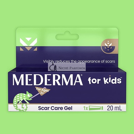 Mederma na jazvy pre deti, fialový krém, ktorý sa vtrie do čírej, priateľskej vône pre deti, 20ml