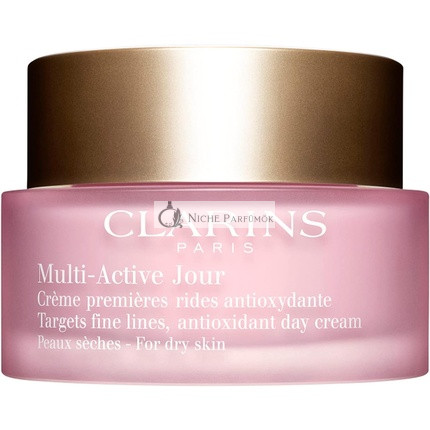 Clarins / Multi-aktív Antioxidantný Denný Krém na Suchú Pokožku, 50ml