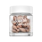 Clarins Milky Boost Capsules tekutý make-up pre zjednotenú a rozjasnenú pleť 05 30 x 0,2 ml