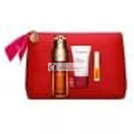 Clarins Double Serum Darčekový Set - Clarins Double Serum 50ml + Clarins Beauty Flash Balm 15ml + Clarins Mini Lip Comfort Oil