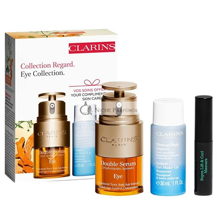 Clarins darčeková sada Eye Collection 30 ml + 20 ml + 3 ml