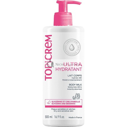 Topicrem Ultra-Moisturising Body Milk, Ultra hydratačné telové mlieko, 500ml