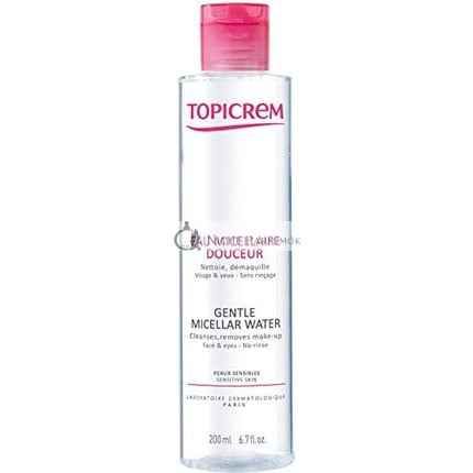 Topicrem Gentle Micellar Water Face & Eyes odličovacia micelárna voda pre normálnu/zmiešanú pleť 200 ml