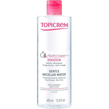 Topicrem Gentle Micellar Water odličovacia micelárna voda pre normálnu, zmiešanú a citlivú pleť 400 ml