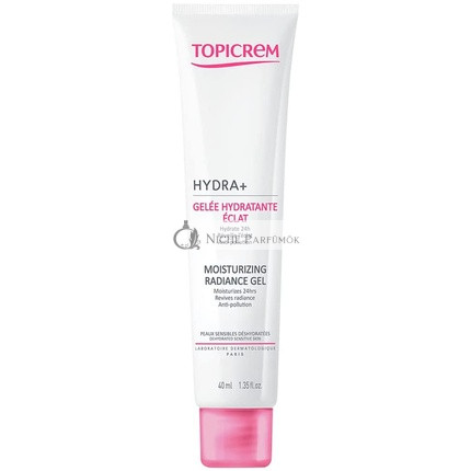 Topicrem HYDRA+ Moisturizing Radiance Gel pleťový gél s hydratačným účinkom 40 ml
