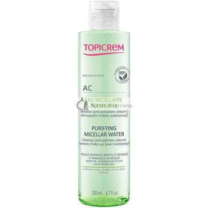 Topicrem AC Čistiaca Micelárna Voda 200ml