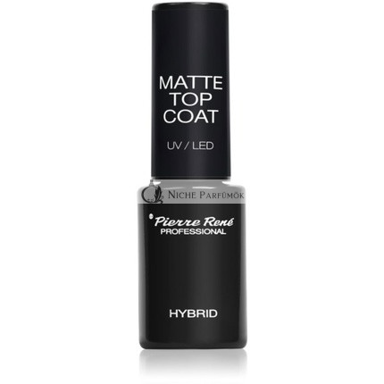 Pierre Rene Hybrid Gel Matný Top Coat - 6 ml