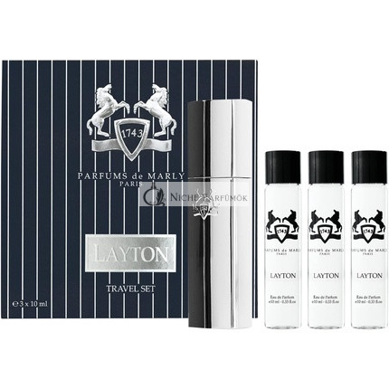 Layton Royal Essence od Parfums De Marly Trojité Eau De Parfum spreje Cestovná sada 3 x 10ml