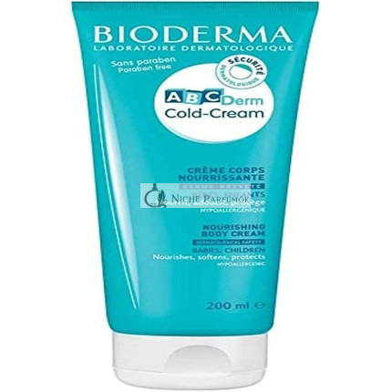 Bioderma ABCDerm Studený Krém Výživný Krém 200ml Mandľa