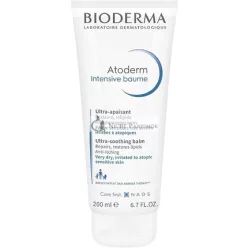   Bioderma Atoderm Intensive Balsam Ultra Upokojujúci Emolienčný Krém pre Veľmi Suchú, Svrbiacu Ekzematickú Pokožku s Ceramidmi a Glycerínom, 200 ml