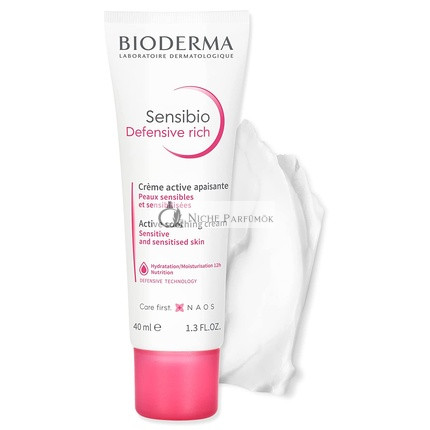 Bioderma Sensibio Defensive Bohatý Aktívny Upokojujúci Krém, 40ml