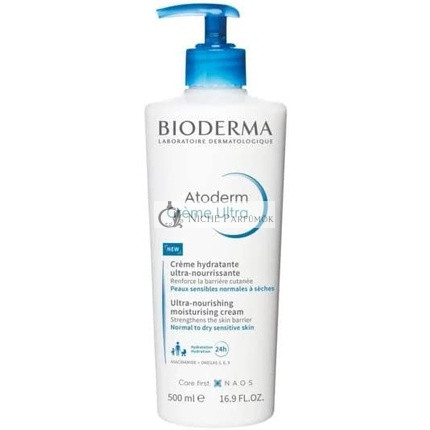 Bioderma Atoderm Ultra Výživný Hydratačný Krém S Parfumáciou, 500ml