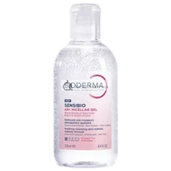   Bioderma Sensibio AR Upokojujúci micelárny gél na citlivú pleť 250ml - Znižuje začervenanie a čistí