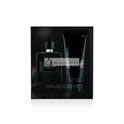 Mauboussin Jumbo Set Pour Lui In Black Eau de Parfum 100 ml, Sprchový gél 200 ml