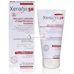   XEROLYS 50 Liečivý Urea Krém 50% na Suchú Pokožku Kolien, Lakťov, Nôh, Psoriázu