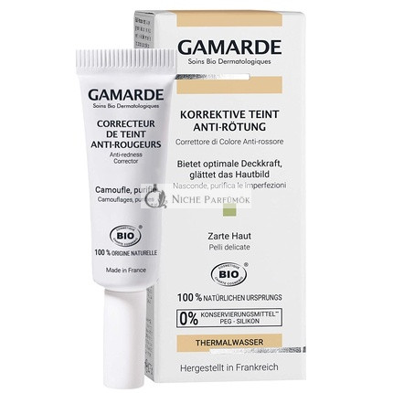 Gamarde organický korektor proti začervenaniu, 6 ml