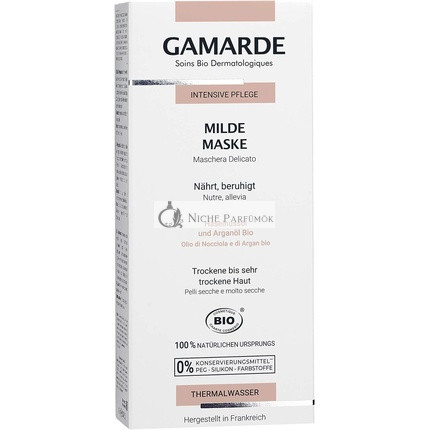 GAMARDE Bio-Kozmetika Jemná Maska pre Suchú a Veľmi Suchú Pokožku 40ml