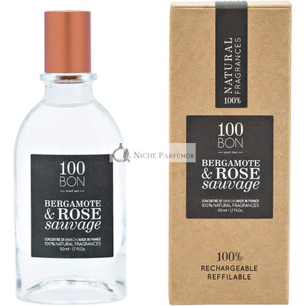 100 Bon Bergamot a Divoká Ruža Koncentrovaný Eau de Parfum Spray